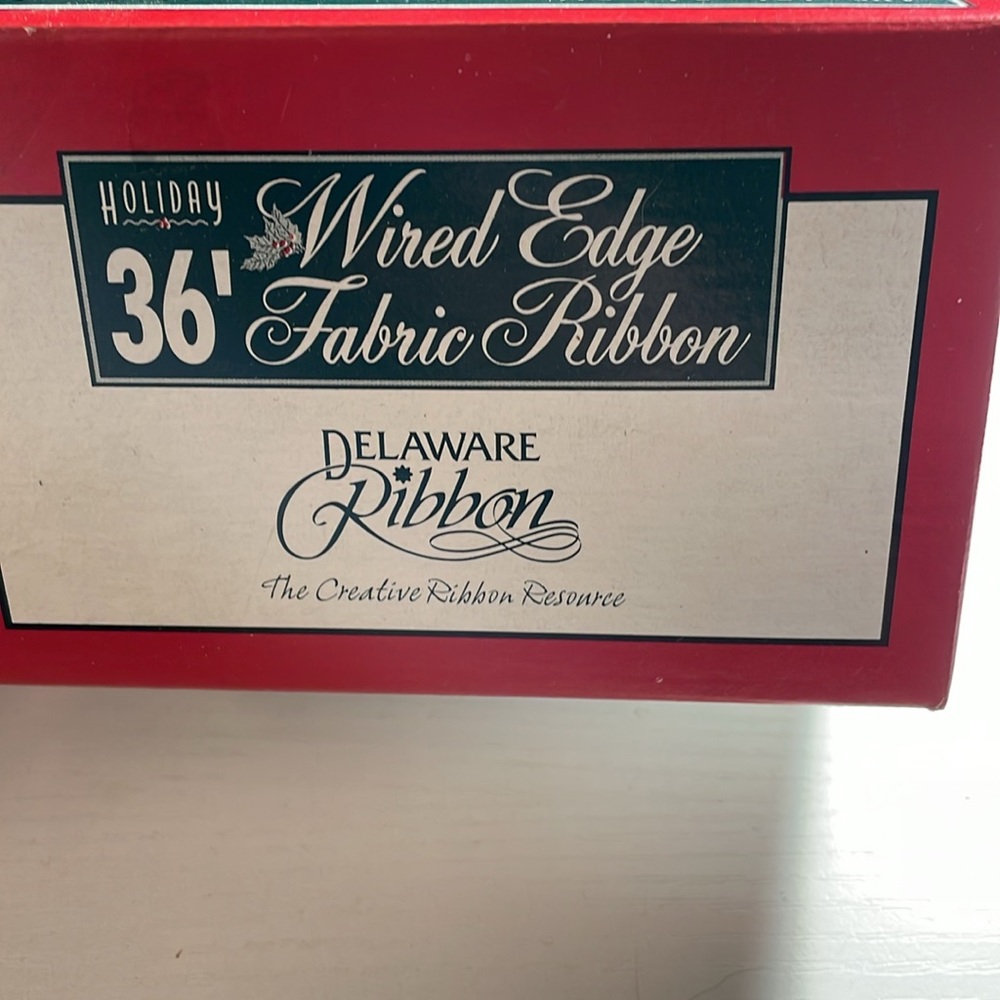 Holiday Wired Edge Fabric Ribbons Set - Picture 5 of 9